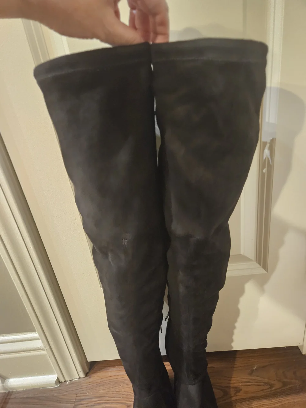 a new day Sidney Black Over-The-Knee Suede Boots Size 6.5 New In Box